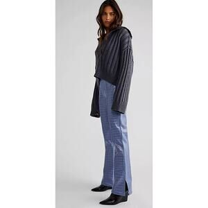 HOSBJERG Irah croc pants purple